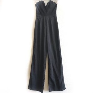 TOBI Sleeveless Jumpsuit Size Small Strapless SZ S
